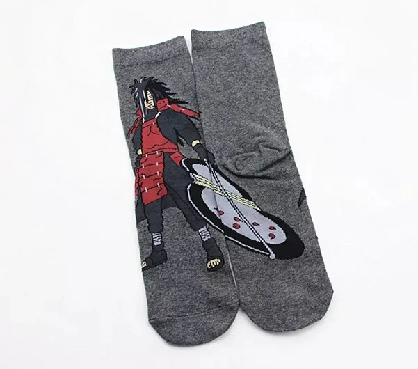 Мужские хлопковые носки всесезонные аниме calcetines Наруто модные хип-хоп забавные носки для женщин носки счастливые носки пара skarpetki