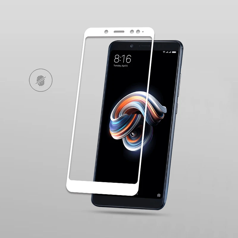 AMORUS для Xiaomi Redmi Note 5 Pro Закаленное стекло протектор Полный Клей полная пленка