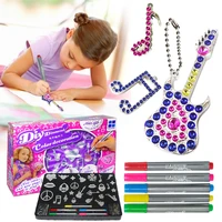 free shipping diamond painting decoration toy set with coloring pens 24pcs music