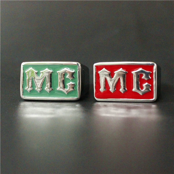 2017 новейшее 5 цветов эпоксидное кольцо MC 316L из нержавеющей стали женские мужские
