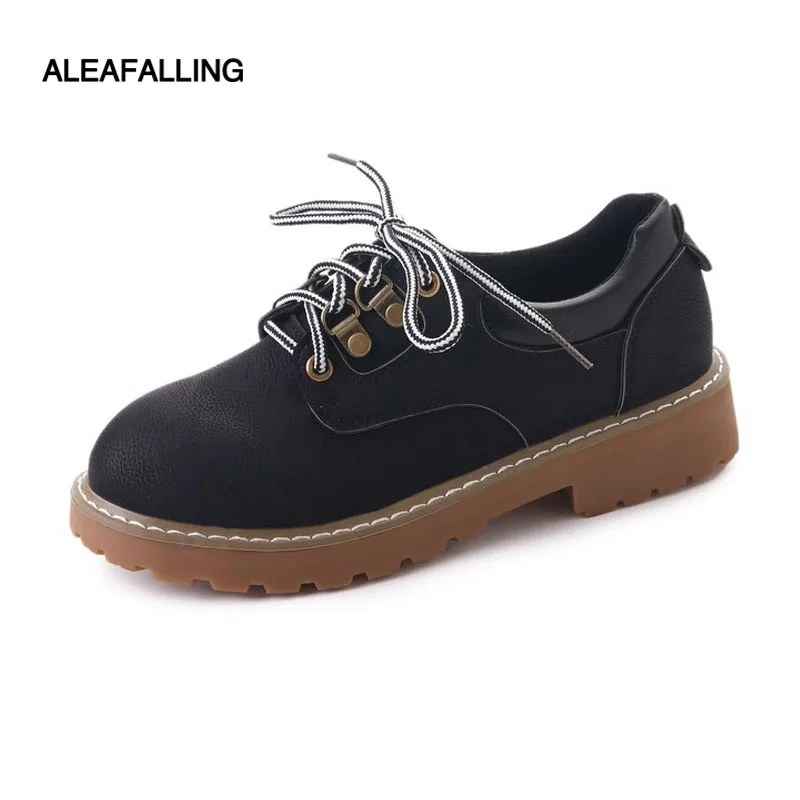 Aleafalling/классические женские ботинки для зрелых женщин Изящные на шнурках с