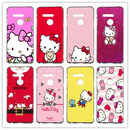 Hello kitty чехол для телефона LG G2 G3 мини G4 Stylus G5 G6 K4 K7 K8 K10 2017 Nexus 5X V10 V20 V30 Мягкие TPU