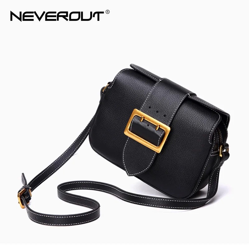 Сумка мессенджер NEVEROUT Женская из натуральной кожи на плечо 2019|Сумки с ручками| |