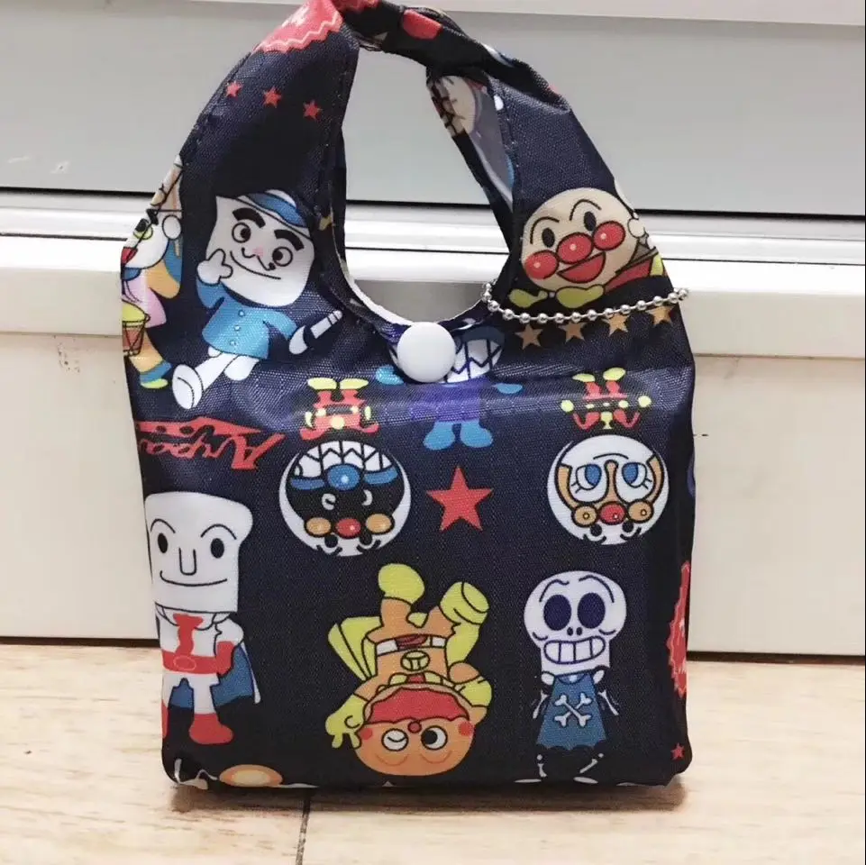 Cartoon New environmental storage bag Handbag kt Foldable Shopping Bags Reusable Folding Grocery Nylon eco tote Bag |
