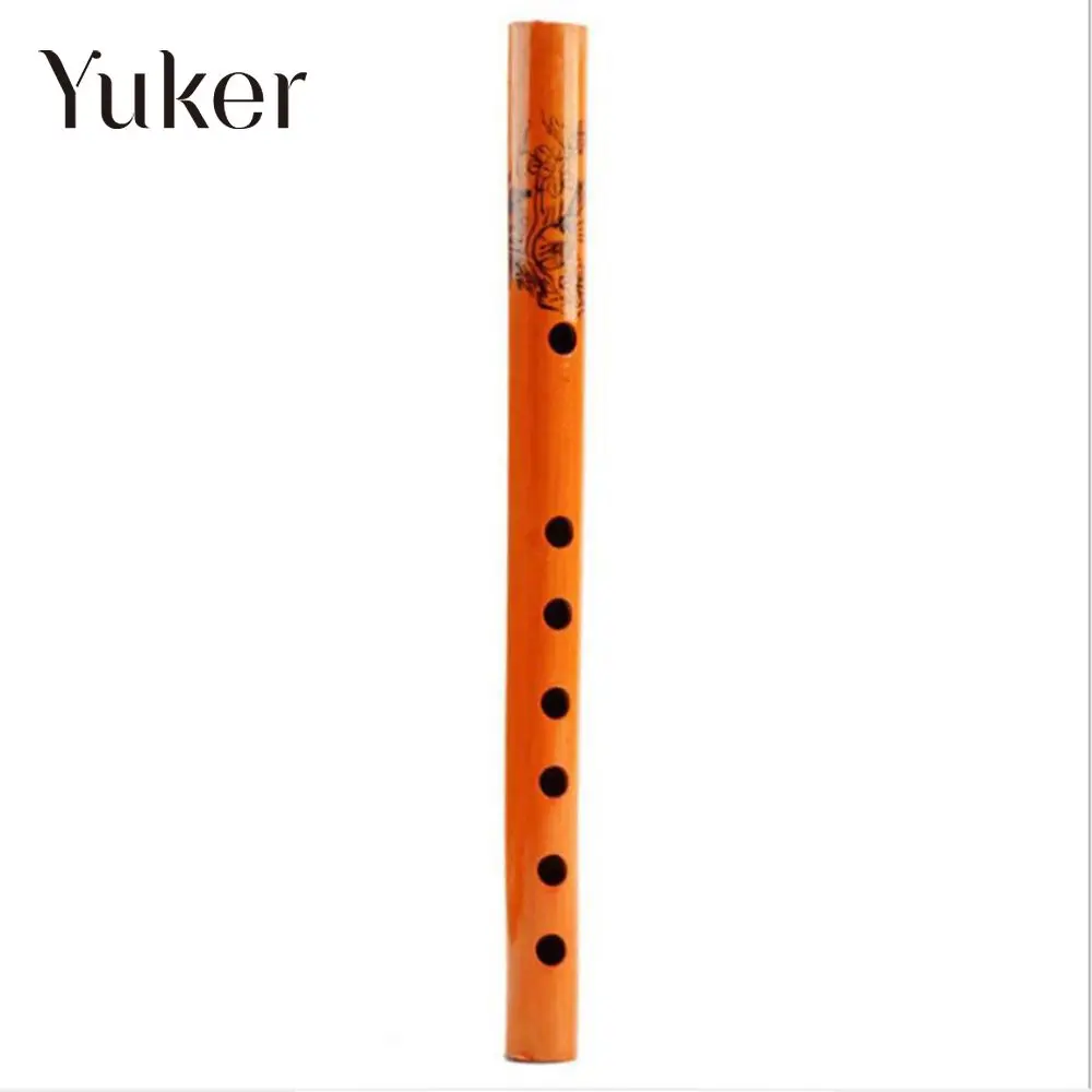 Yuker прочный коричневый 24 см профессиональные Дизи для начинающих Музыкальные