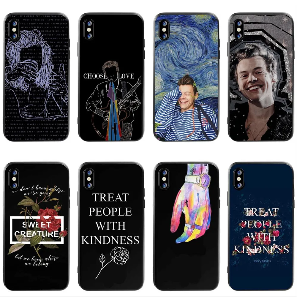Чехол для iPhone X XS MAX XR чехол 5 5S SE 6 6splus 7 8 Plus с надписью Harry Styles Live|Чехлы-книжки| |