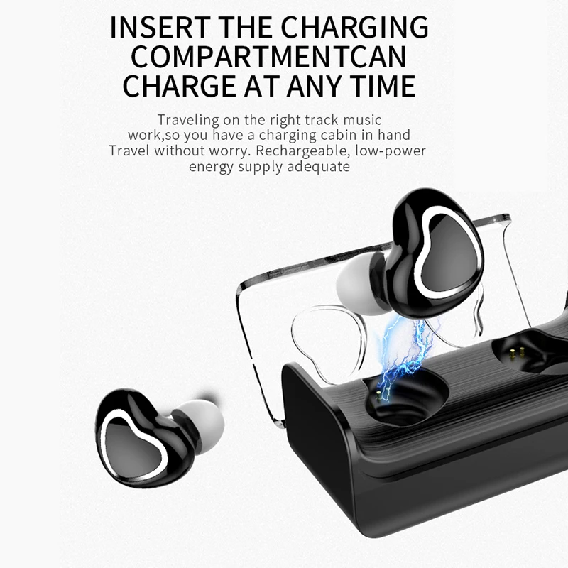 TWS-7 TWS Bluetooth наушники истинные беспроводные мини стерео музыка с микрофоном для