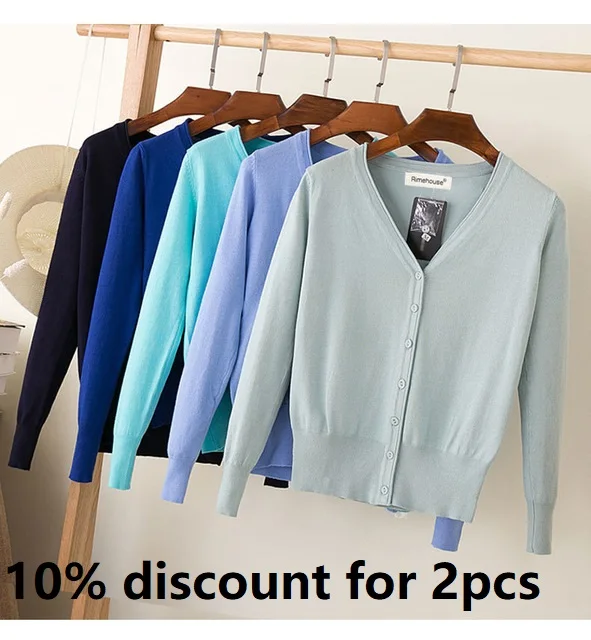 21 Colors S-6XL 2019 high quality spring autumn cardigan women casual sweet long sleeves knitted tops V neck sweater coat |