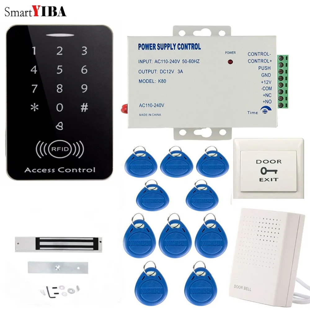 SmartYIBA RFID система контроля допуска к двери комплект с электрическим магнитным