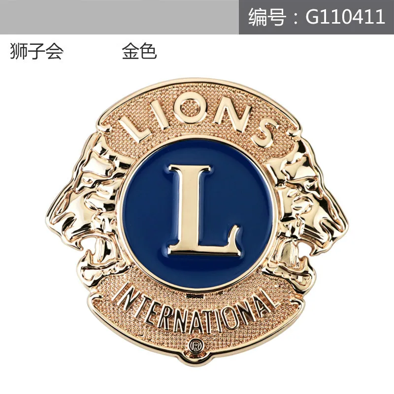 100x105mm grille 6,7/10,5 см Одежда высшего качества L LIONS International Chrome металлическая эмблема значок Тотем логотип стайлинга автомобилей и установка 3D Стикеры решетка mark - Цвет: 100x105mm grille
