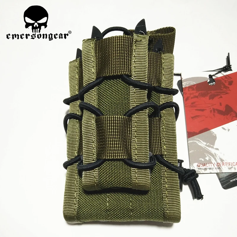 EMERSON двойной винтовка, подсумок в стиле милитари Сумка Молл EM6346 Мультикам цвет black Coyote коричневый OD ATFG AOR2 KH Охота Mag