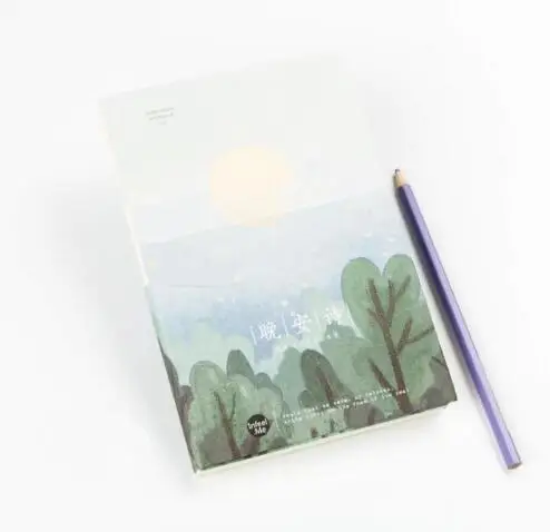 Записная книжка для серий, базовая строчка, блокнот, 12,5*18,5 см, 80 страниц, пустые листы, офисный школьный журнал, альбом для зарисовок, подарок - Цвет: C