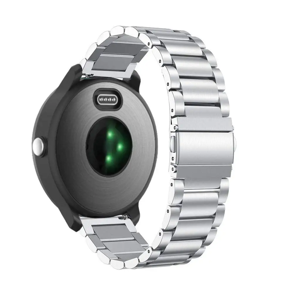 20 мм ремешок для часов из нержавеющей стали для Garmin Vivoactive 3 браслет ремешок для Garmin Vivoactive3 HR Forerunner 645