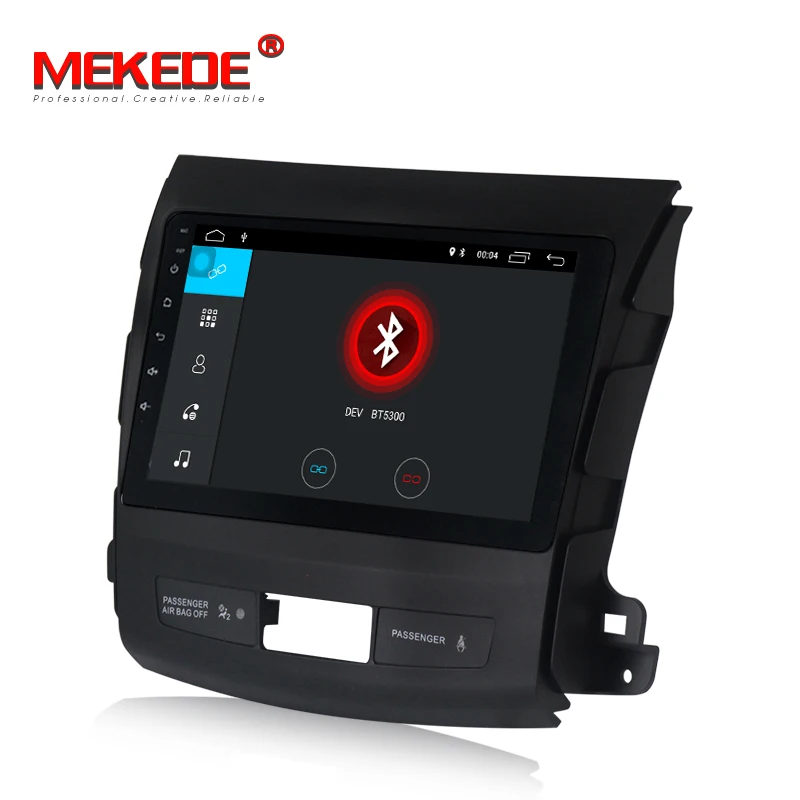 MEKEDE Автомобильная магнитола dvd мультимедиа " Android 8,1 для Mitsubishi Outlander 2006- peugeot 4007/Citroen C-Cross gps навигация
