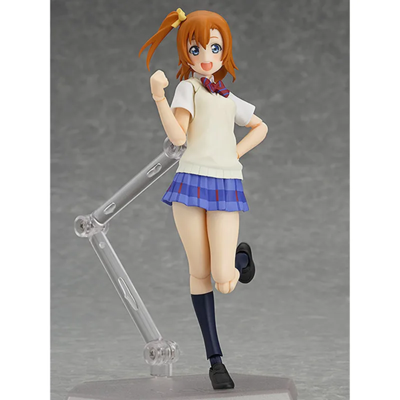 Японское аниме Love Live M FIGMA 253 Honoka Kousaka школьная одежда Фигурки игрушки фигурка ПВХ