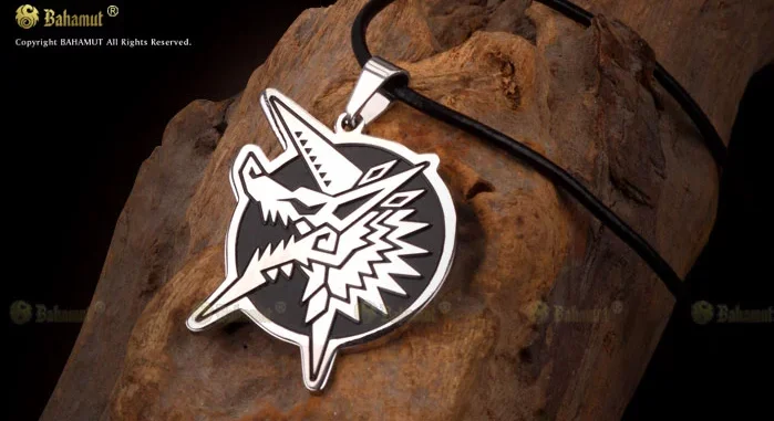 Bahamut Monster Hunter Thunder Wolf ожерелье с кулоном дракона бесплатно цепочкой реквизит для