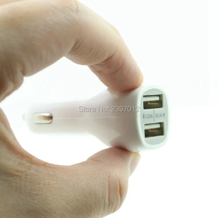 SZAICHGSI новый двойной USB Автомобильное зарядное устройство 2.1A 2 порта автомобильный