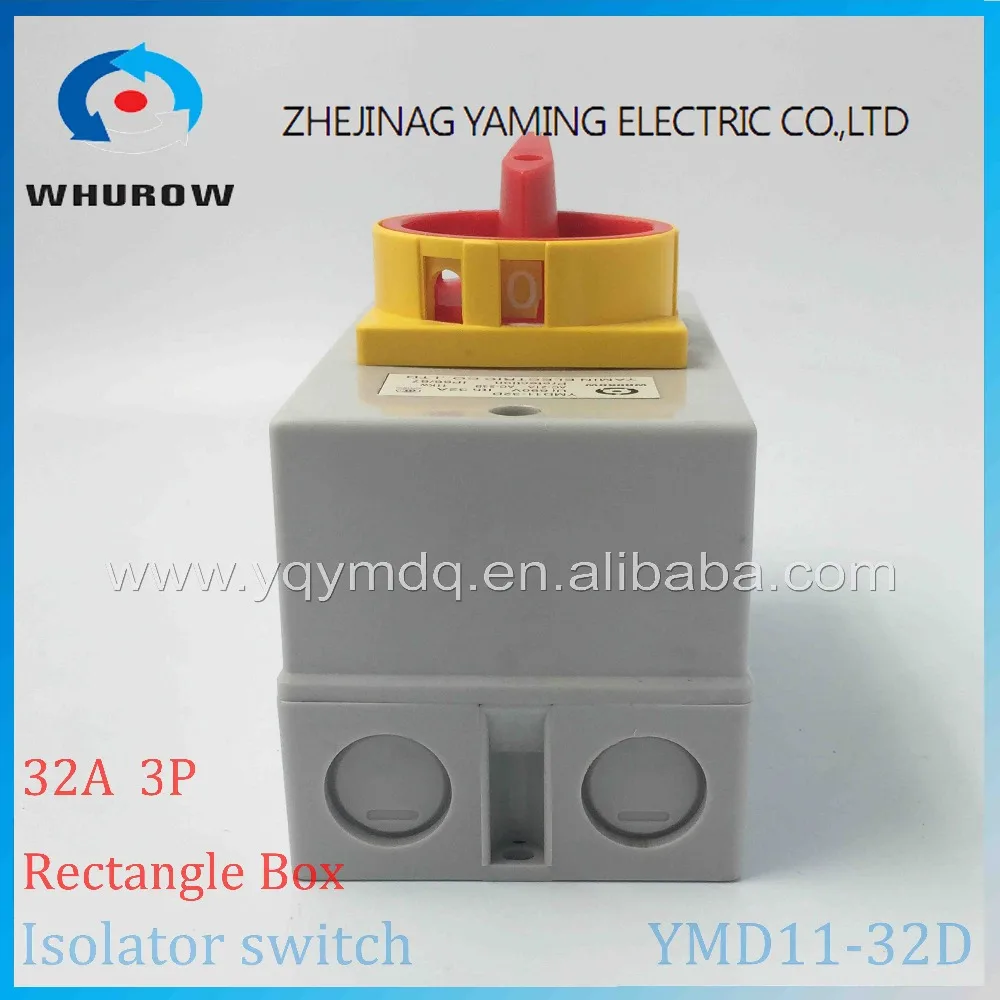 Выключатель изолятора с защитной крышкой водонепроницаемый реле управления 3P IP66