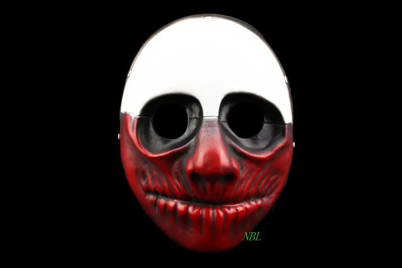 Маска из смолы пейзаж Даллас/Волк/цепи/Косплей хокстона Хэллоуин ужас Клоун