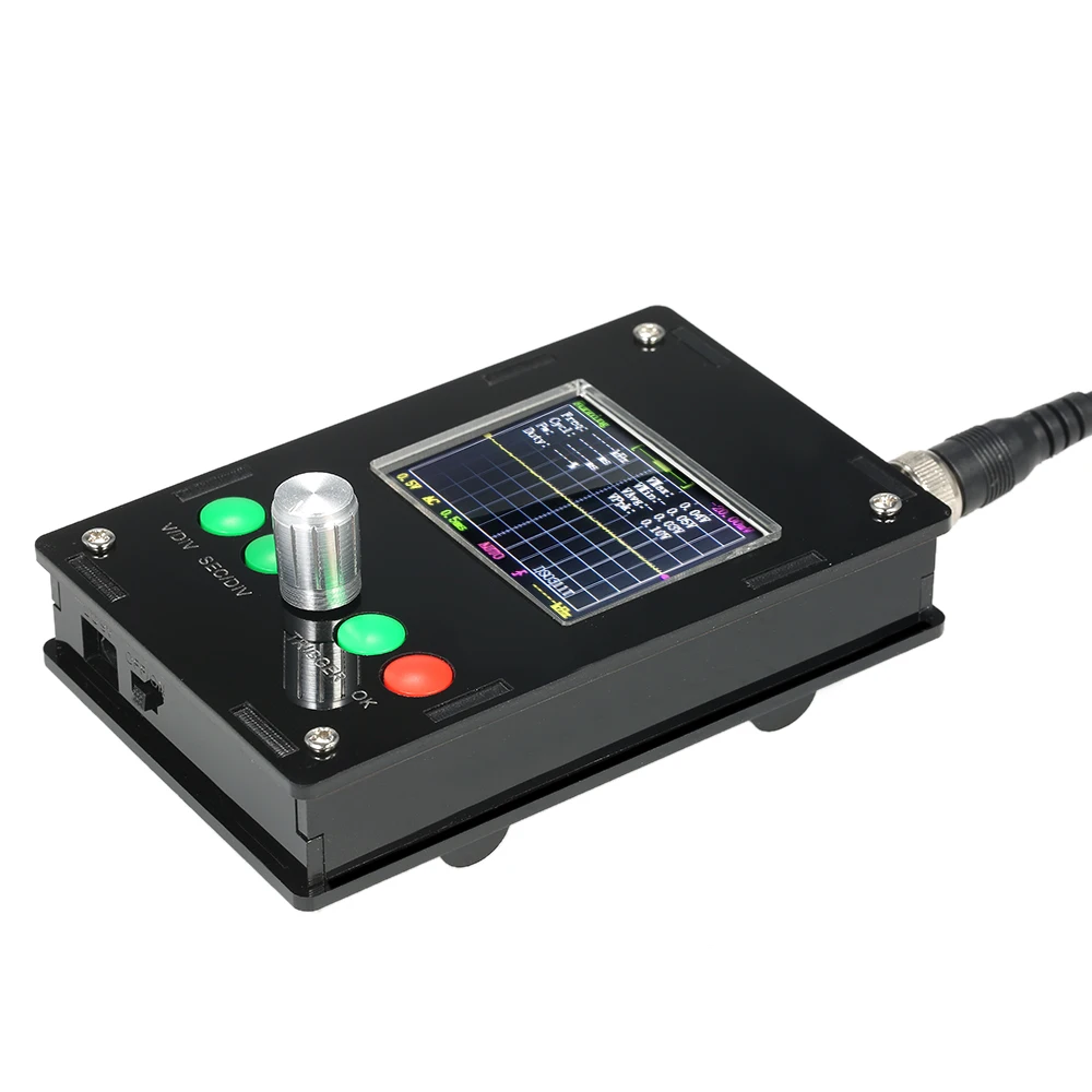 DC 9V 200mA DSO311 Мини DIY Kit Цифровой осциллограф 1msps 2," TFT ЖК-дисплей STM32 12-разрядный зонд