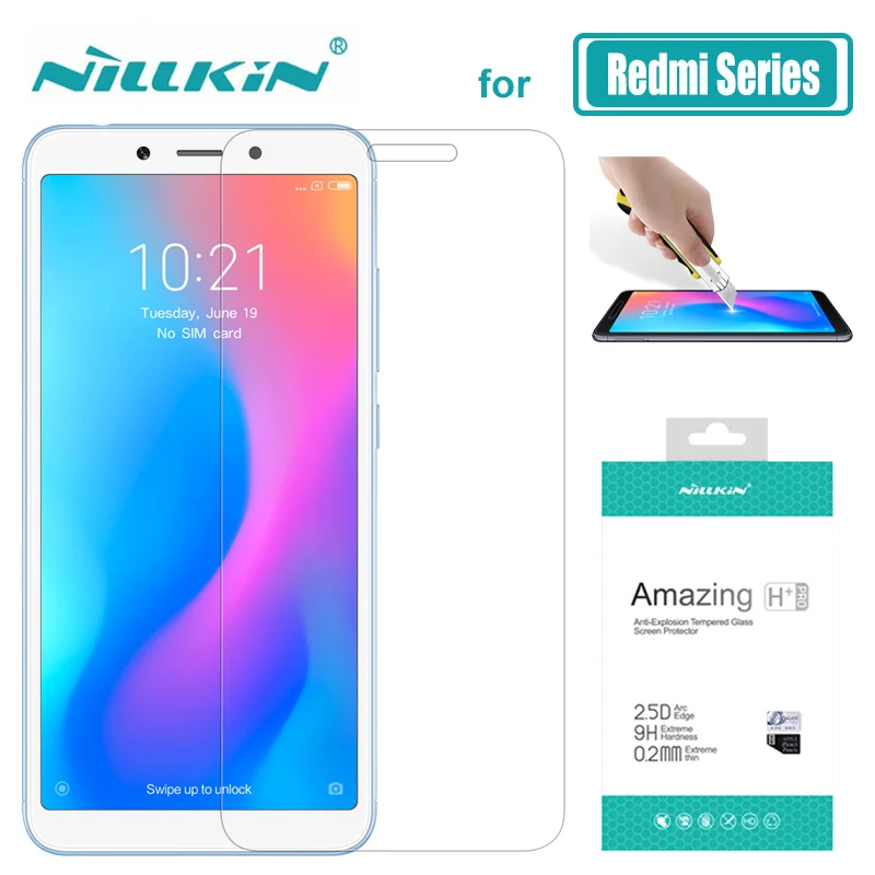 Закаленное стекло Nillkin 9H для Xiaomi Redmi 7A 7 6A 6 Pro 5 Plus|tempered glass screen protector|glass protectorscreen protector