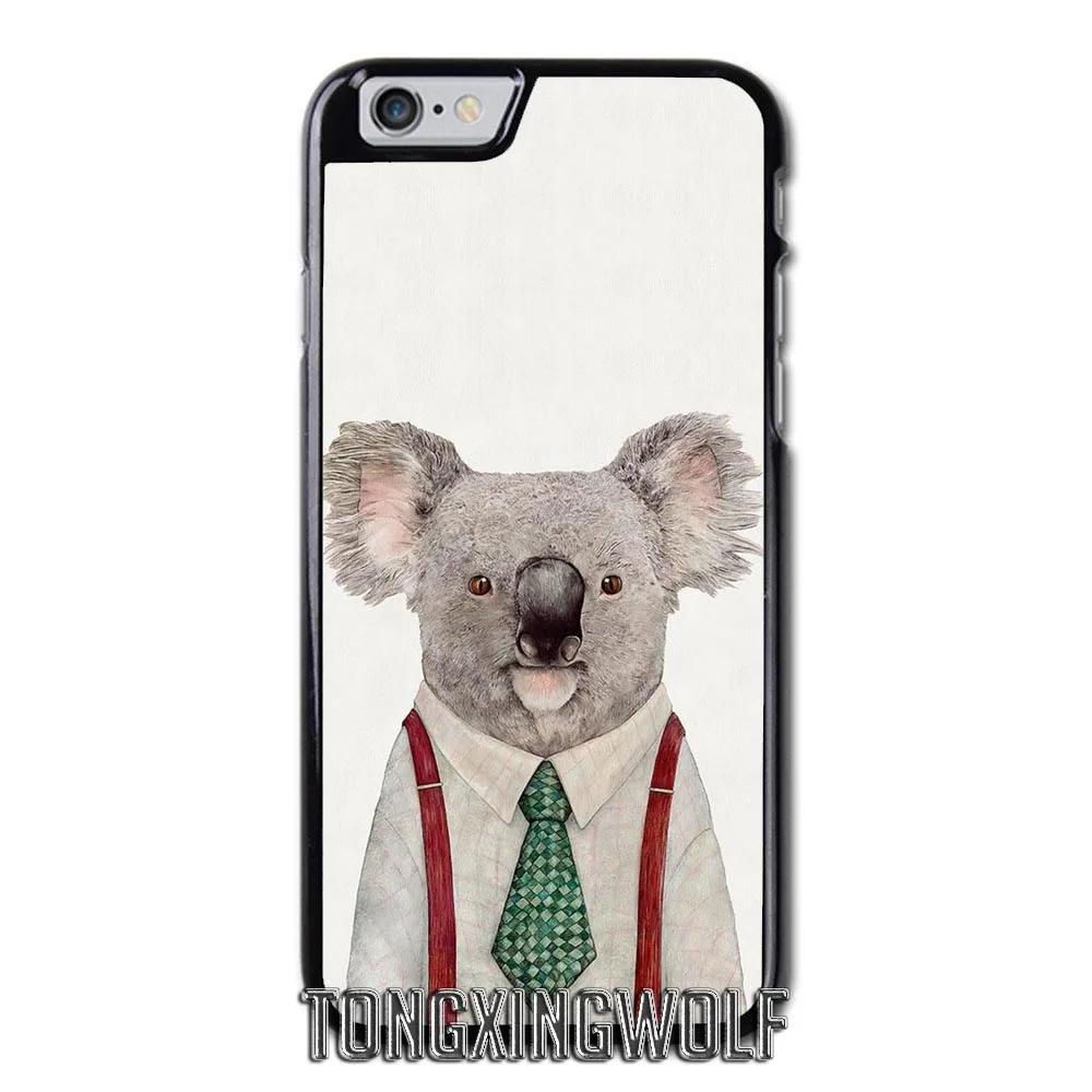Милый коала чехол для iPhone 4S 5S SE 6 S 7 8 XR XS Max samsung Note 9 S5 S6 S7 край S8 S9 S10 рlus