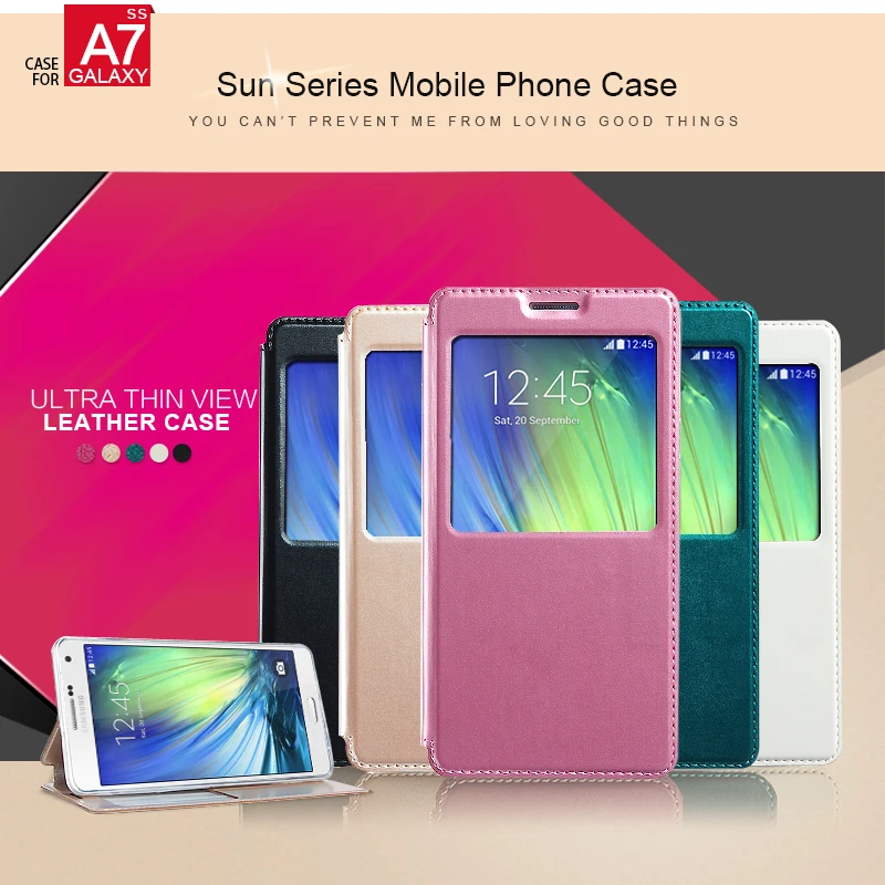 10 шт./лот Оригинал КЛД Вс Серии Кожаный чехол для телефона Для SAMSUNG Galaxy A7 Бумажник