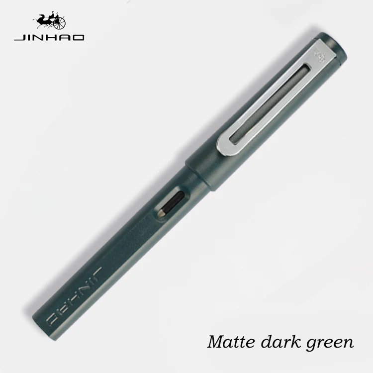ranyouhui Jinhao 599a матовая офисная деловая ручка для фонтанов, роскошная ручка с чернилами, подарочные ручки, 4 вида перьев, новинка, 10 шт., можно выгравировать логотип - Цвет: ranyouhui