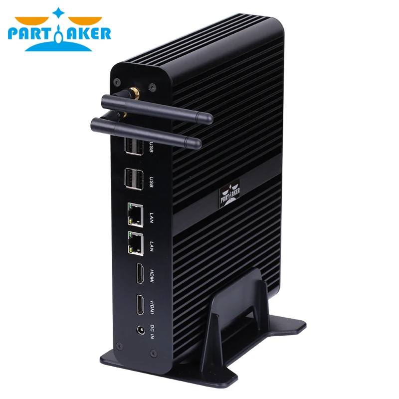 Мини ПК par57 B2 i7 Barebone HTPC Nuc Безвентиляторный Компьютер Broadwell 5Gen Core 5500U/5550u Wifi|mini pc