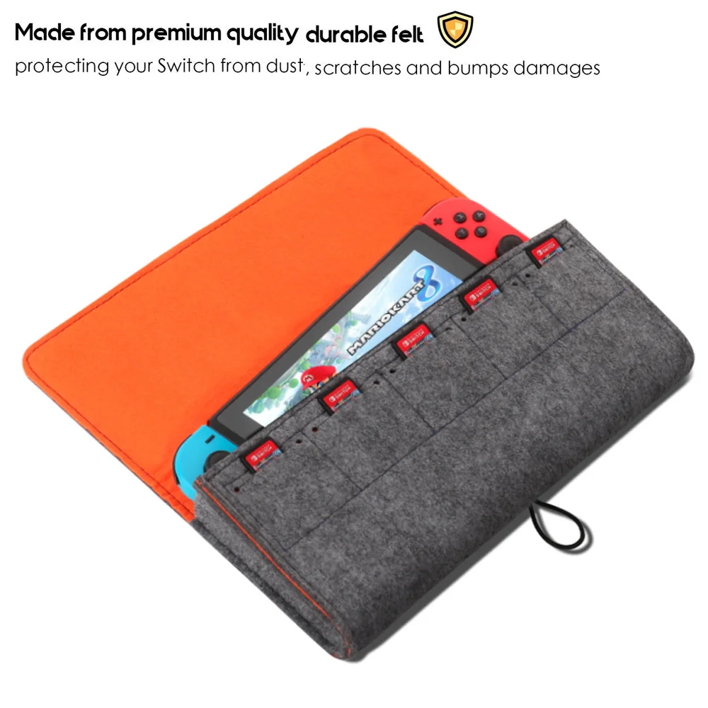 JKING 4 in 1 game accessories set For Nintend Switch Travel Carrying Bag Screen Protector Case Charging Cable | Электроника