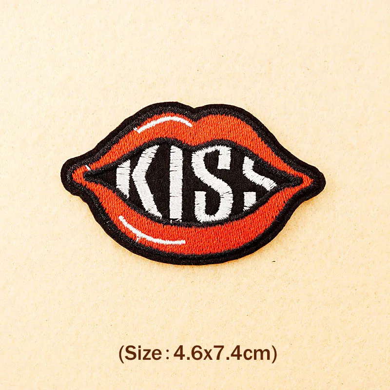 Вышитая аппликация KISS EYE винная шляпа | Дом и сад