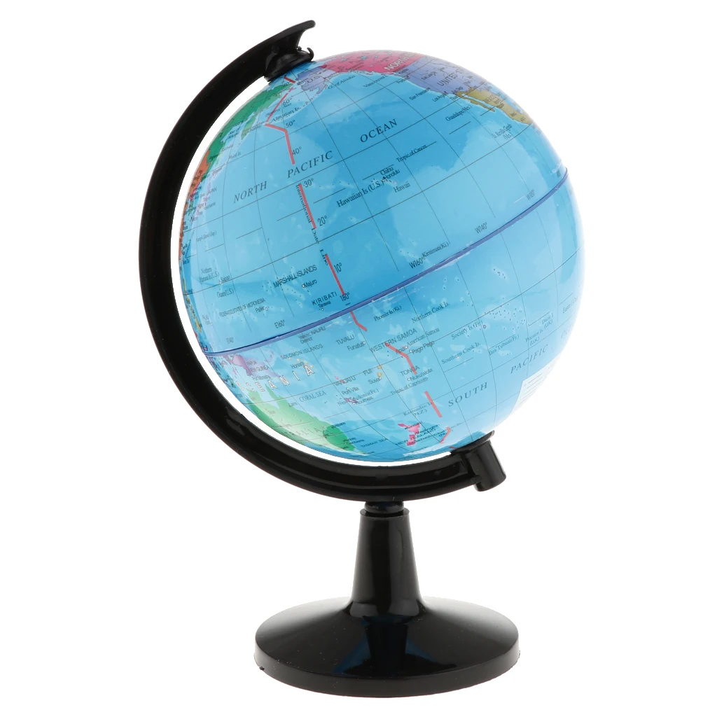 

Detailed World Globe for Desktop Decoration Geography Educational Kits 16cm