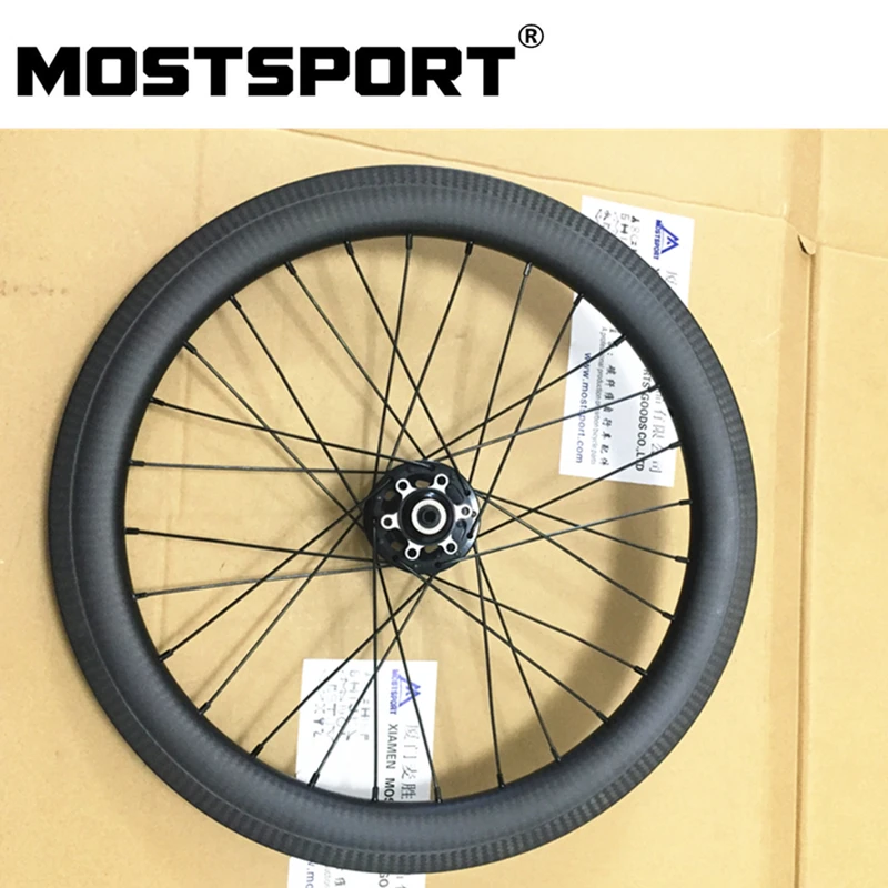 20&quot406 Disc Brake Carbon Wheels For Folding Bike 38mm Depth 25mm width Powerway CX32 Straight Pull hubs | Спорт и развлечения