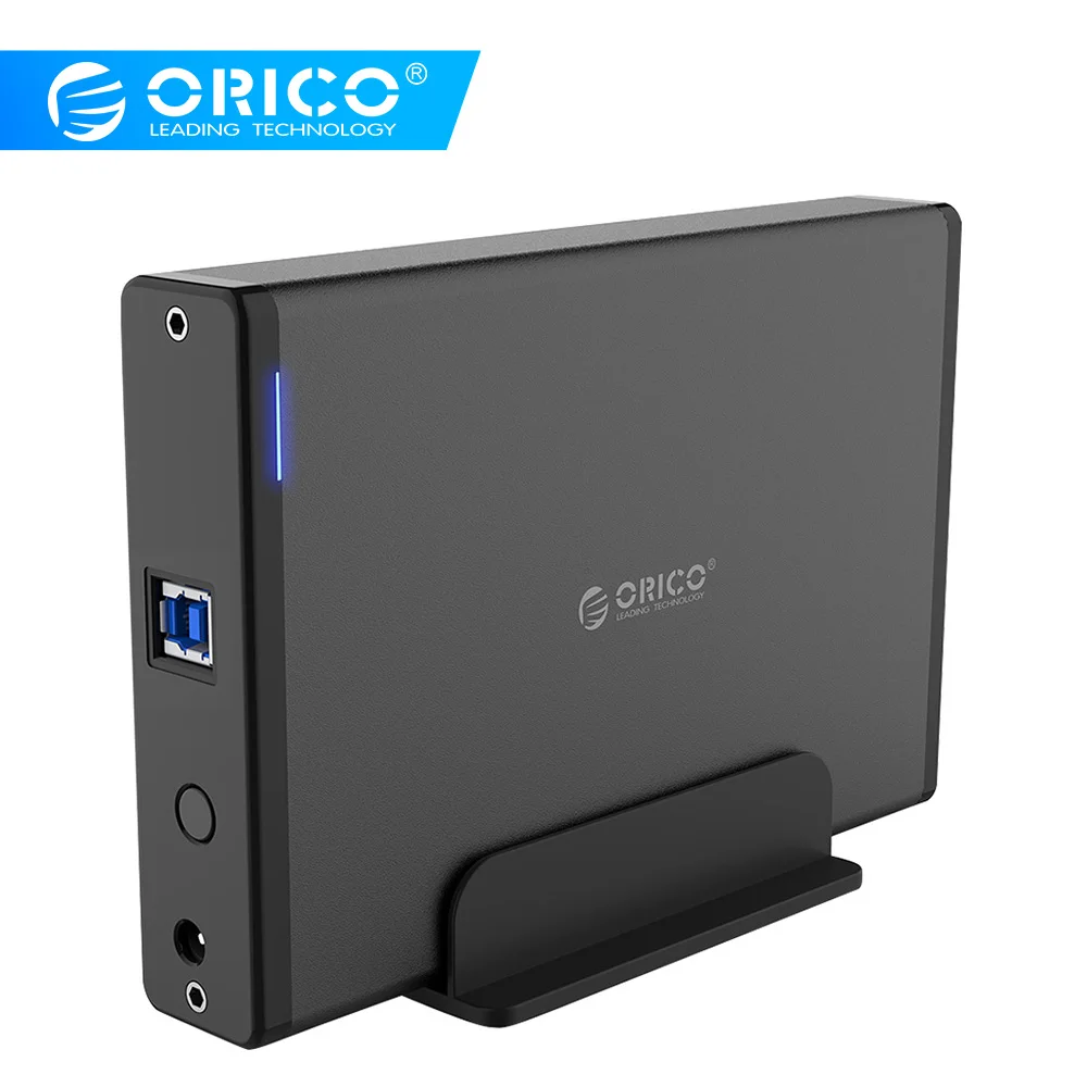 ORICO 7688U3 USB3.0 к SATA3.0 3,5 дюймов внешний жесткий диск Док-станция Поддержка UASP 12 В мощность