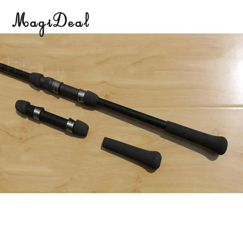 Род строительные Черный EVA спиннинг ручка для рыболовной удочки сцепление и 18 # DPS