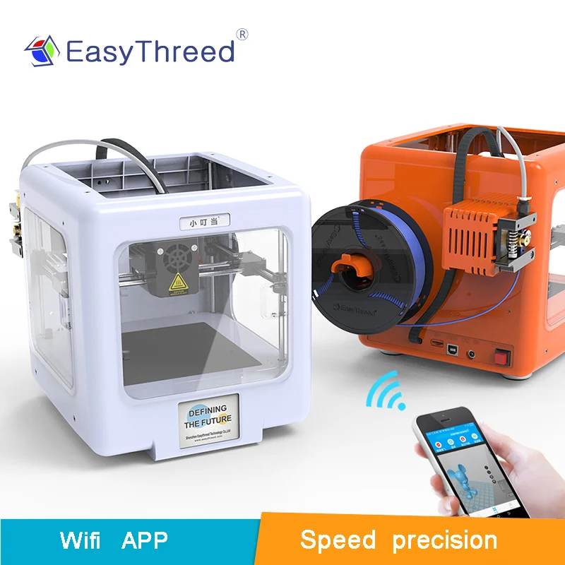 Easythreed Микки супер мини 3d принтер Wifi мобильное приложение дети Высокая точность потребительский персональный, ЖК Интеллектуальный 3d принтер