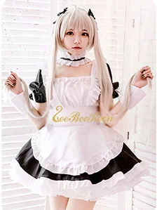 dress Хэллоуин косплей аниме Kasugano Sora платье черное платье лолиты форма горничной Милые Девушки Сексуальная Лолита горничной косплей костюм платье - Цвет: dress