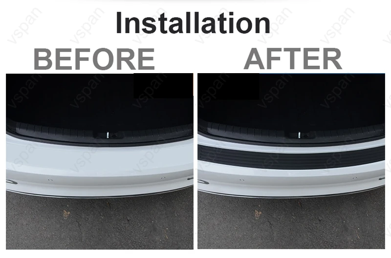 Rubber Vehicles Rear Bumper Guard Protection Strip Trim Car Protective Car-styling Universal Style | Автомобили и мотоциклы
