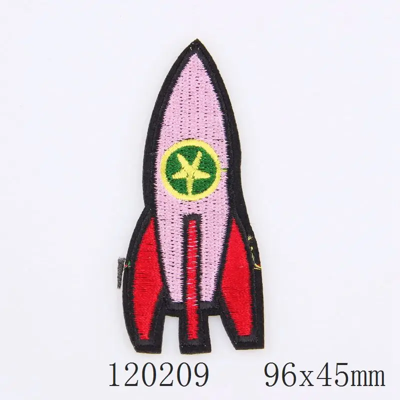 Новое поступление 1 шт. ракета и самолет DIY вышитые патчи железная брошка