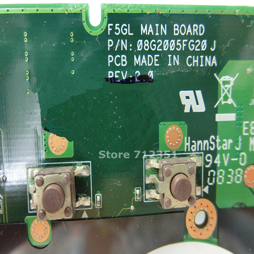 Материнская плата F5GL REV 2 0 для ASUS X59GL X50GL материнская ноутбука MCP79MVL B3 100%