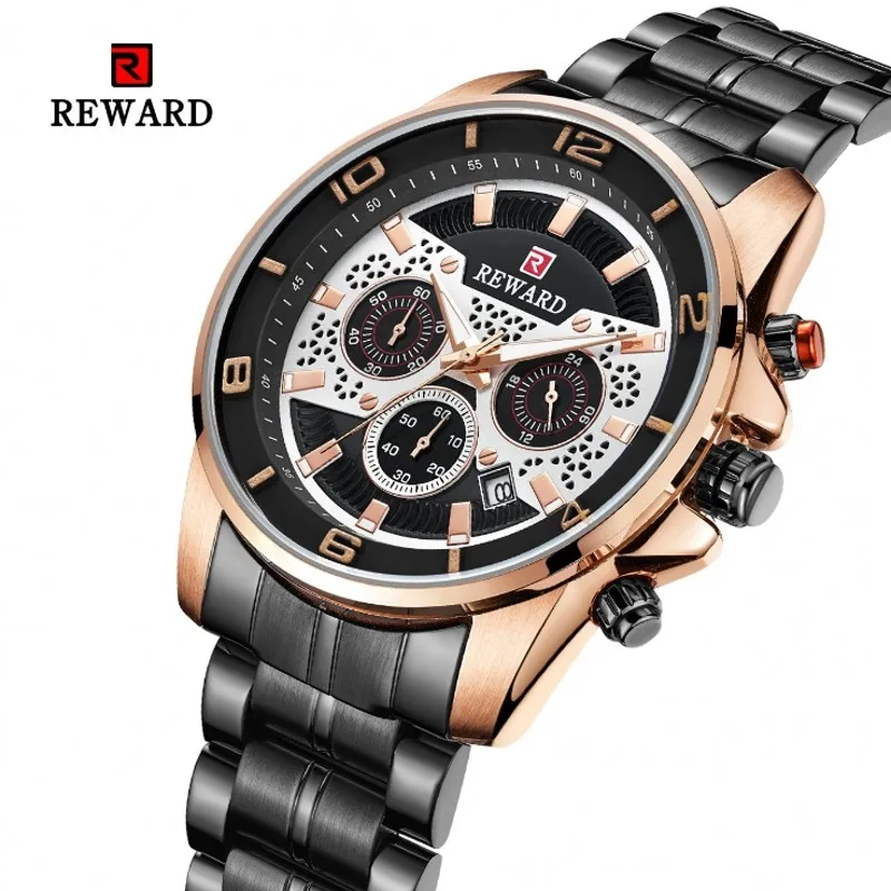 Новые модные мужские часы бизнес Топ бренд класса люкс водонепроницаемые 24 часа