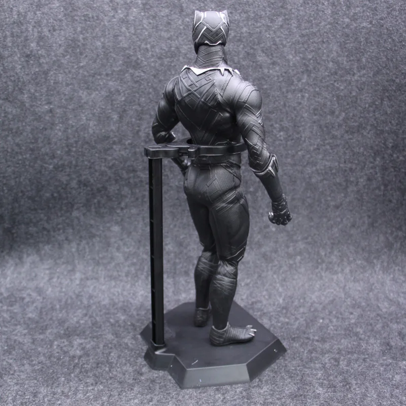 Сумасшедшие игрушки 1:6 Мстители Бесконечная война супер герой Черная пантера фигурка ПВХ игрушка Brinquedos 28 см