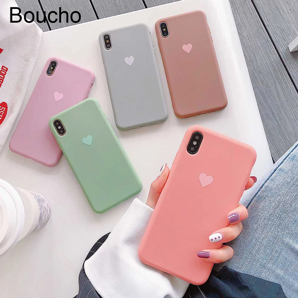 Чехол для телефона Boucho ярких цветов iPhone X XR XS Max 8 7 6 6s Plus 8plus Мягкий чехол из ТПУ с