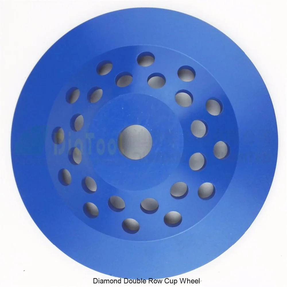 Diatool 7 &quot/180 мм Diamond двухрядные шлифовальные чашки колесо для Гранит и жесткий