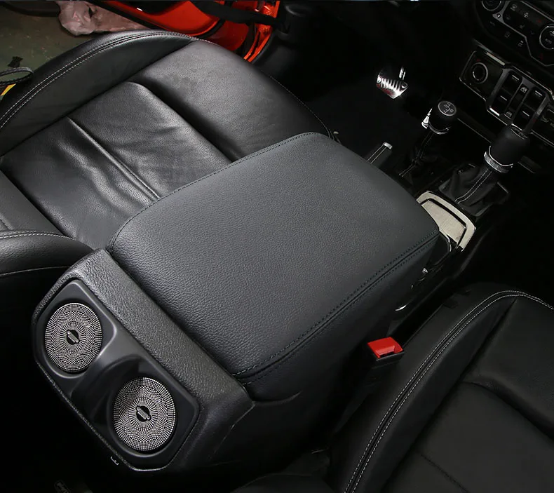Lsrtw2017 волоконно-Кожаный Автомобильный подлокотник для jeep wrangler JL