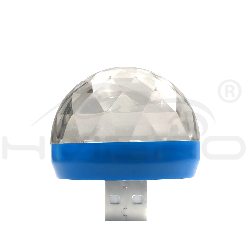 Автомобильная светодиодная автомобильная лампа USB окружающий светильник DJ RGB Мини Красочный музыкальный звуковой светильник USB-C интерфейс Apple интерфейс для праздников и вечеринок караоке