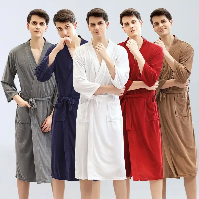 

Халат-кимоно Мужской мягкий тонкий, 110 кг, размеры до 3XL