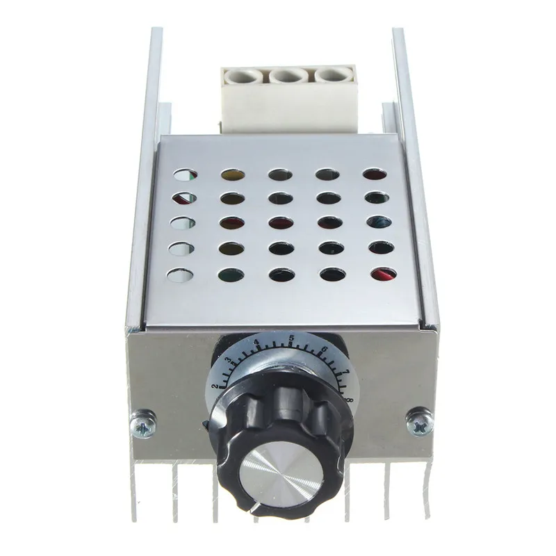 AC 220V 25A 10000W высокая мощность SCR регулятор напряжения регулятор скорости Диммер термостат для электрической печи водонагреватель лампа