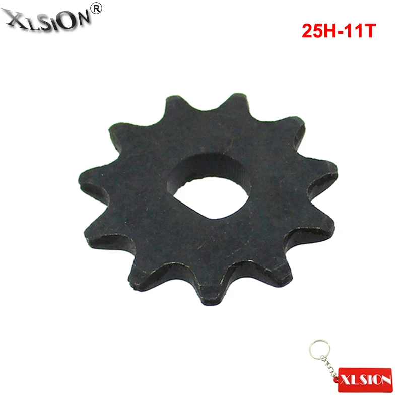 XLSION Aftermarket электрический скутер двигатель 11 зуб передняя Звездочка 8 мм подходит 25H цепи Мотор шестерня MY1020 мотор