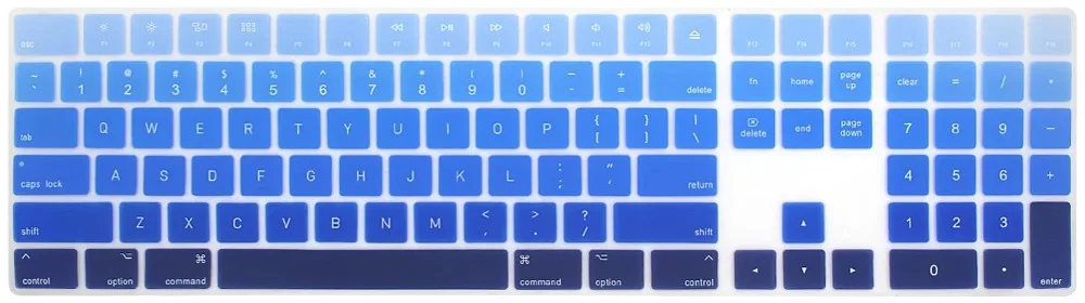 Силиконовый чехол для клавиатуры защитный Apple Magic с цифровой клавиатурой модель